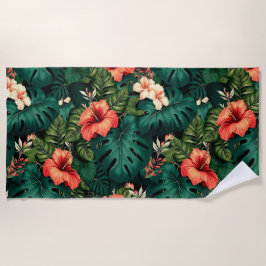 Hawaiianische Printwerbung Strandtuch