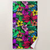 Hawaiianische Printwerbung Strandtuch (Vorderseite)