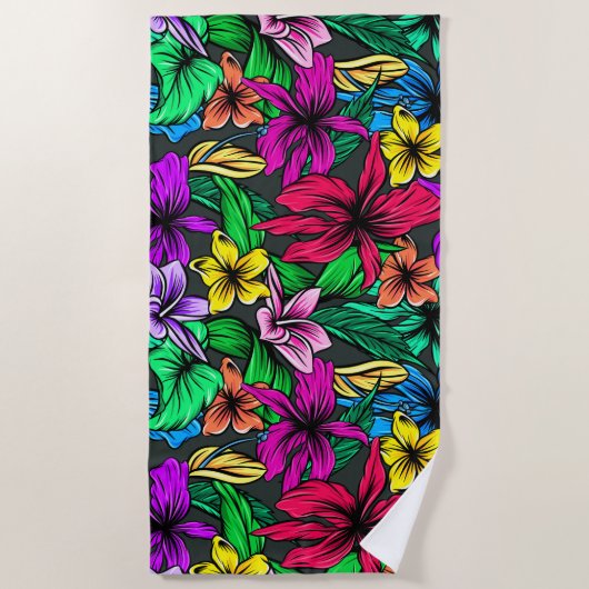 Hawaiianische Printwerbung Strandtuch (Vorderseite)