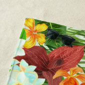 Hawaiianische Printwerbung Strandtuch (Beispiel)