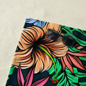 Hawaiianische Printwerbung Strandtuch (Beispiel)