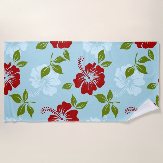 Hawaiianische Printwerbung Strandtuch (Vorderseite)