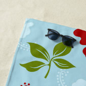 Hawaiianische Printwerbung Strandtuch (Beispiel)