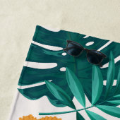 Hawaiianische Printwerbung Strandtuch (Beispiel)