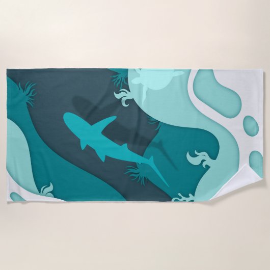 Hawaiianische Printwerbung Strandtuch (Vorderseite)