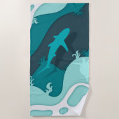 Hawaiianische Printwerbung Strandtuch (Vorderseite)