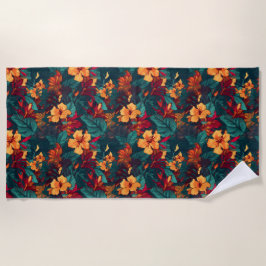 Hawaiianische Printwerbung Strandtuch