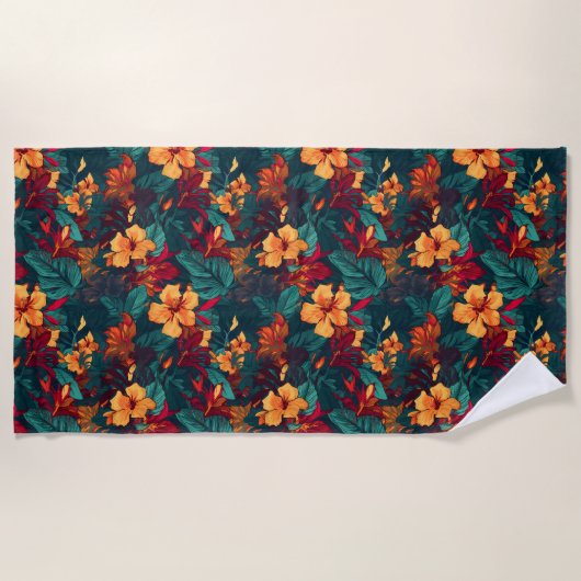 Hawaiianische Printwerbung Strandtuch (Vorderseite)