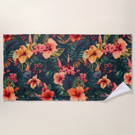 Hawaiianische Printwerbung Strandtuch (Vorderseite)
