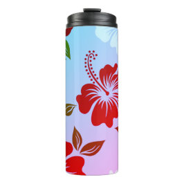 Hawaiianische Printwerbung Thermosbecher