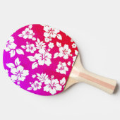 Hawaiianische Printwerbung Tischtennis Schläger (Seitenansicht)