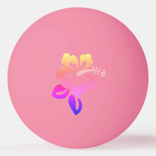 Hawaiianische Printwerbung Tischtennisball (Vorderseite)