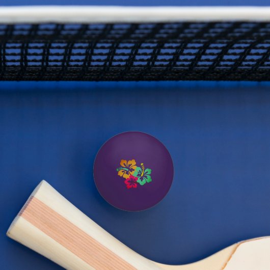 Hawaiianische Printwerbung Tischtennisball (Tisch)