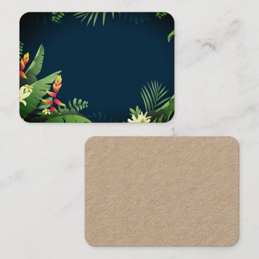 Hawaiianische Printwerbung Visitenkarte (Vorne/Hinten)