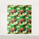 Hawaiianische Printwerbung Wandteppich (Vorderseite)