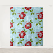 Hawaiianische Printwerbung Wandteppich (Vorderseite)