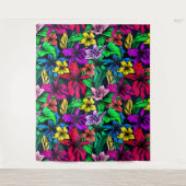 Hawaiianische Printwerbung Wandteppich (Vorderseite)