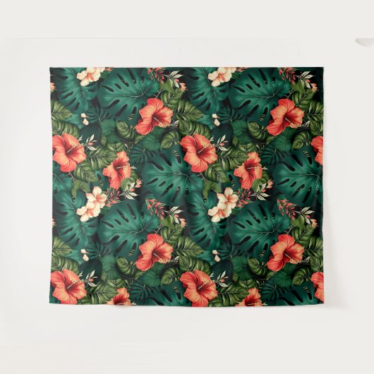 Hawaiianische Printwerbung Wandteppich (Vorderseite (Horizontal))