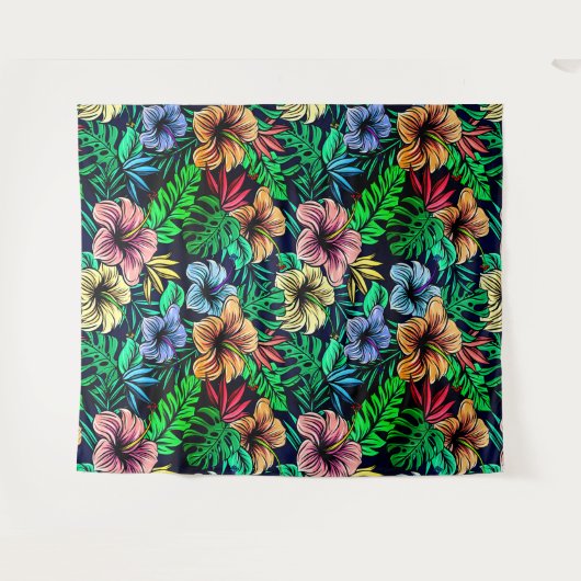 Hawaiianische Printwerbung Wandteppich (Vorderseite (Horizontal))