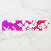 Hawaiianische Printwerbung Wasserflaschenetikett (Einzelnes Label)