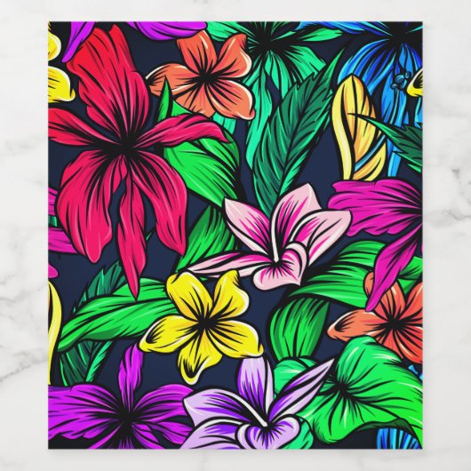 Hawaiianische Printwerbung Weinetikett (Einzelnes Label)