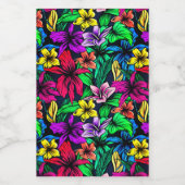 Hawaiianische Printwerbung Weinetikett (Einzelnes Label)