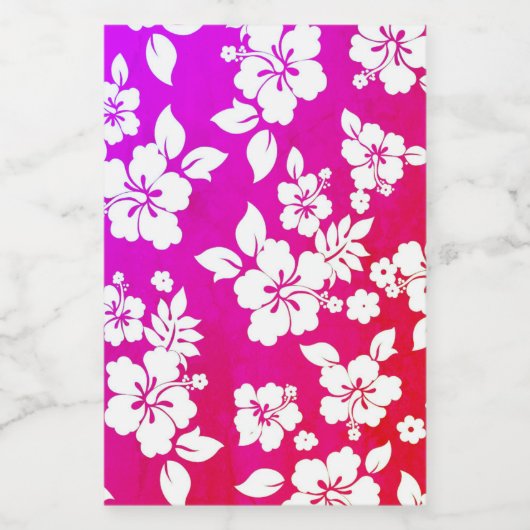 Hawaiianische Printwerbung Weinetikett (Einzelnes Label)