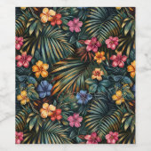 Hawaiianische Printwerbung Weinetikett (Einzelnes Label)