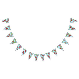 Hawaiianische Printwerbung Wimpelkette