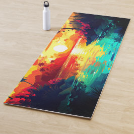 Hawaiianische Printwerbung Yogamatte