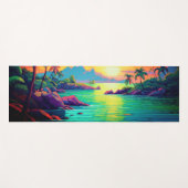 Hawaiianische Printwerbung Yogamatte (Vorderseite (Horizontal))