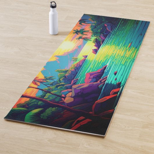 Hawaiianische Printwerbung Yogamatte (Beispiel)