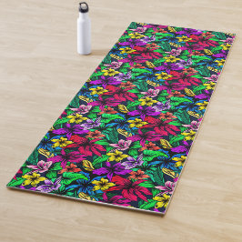Hawaiianische Printwerbung Yogamatte