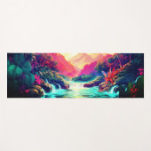 Hawaiianische Printwerbung Yogamatte (Vorderseite (Horizontal))