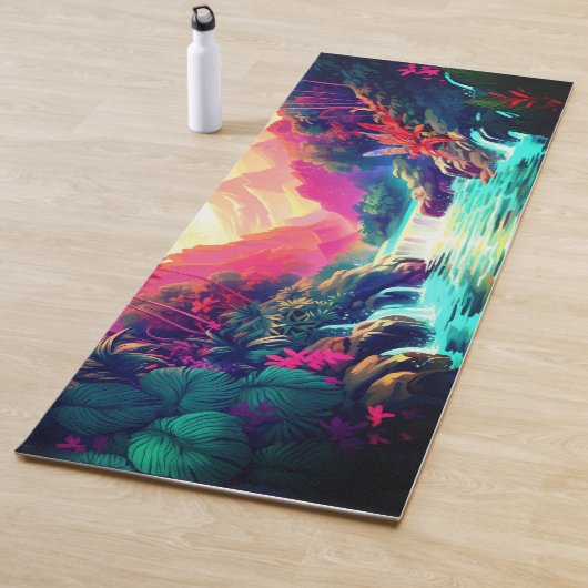 Hawaiianische Printwerbung Yogamatte (Beispiel)