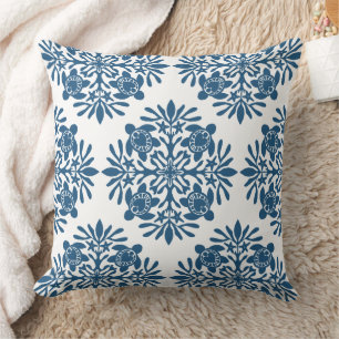 Hawaiianische Quiltschildkröte Kissen