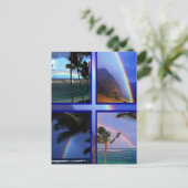 Hawaiianische Regenbogen Postkarte (Stehend Vorderseite)