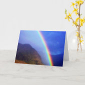 Hawaiianische Regenbogenkarte Karte (Gelbe Blume)