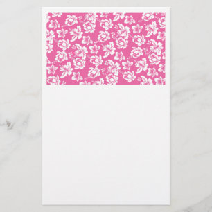 Hawaiianische Rosa Blume Briefpapier