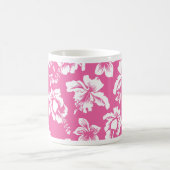 Hawaiianische Rosa Blume Kaffeetasse (Mittel)