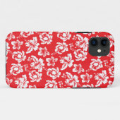 Hawaiianische Rote Blume Case-Mate iPhone Hülle (Rückseite (Horizontal))