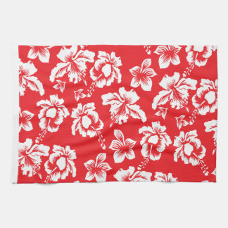 Hawaiianische Rote Blume Handtuch