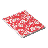 Hawaiianische Rote Blume Notizblock (angewinkelt)