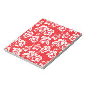 Hawaiianische Rote Blume Notizblock (Rotiert)