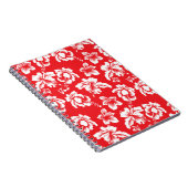 Hawaiianische Rote Blume Notizblock (Rechte Seite)