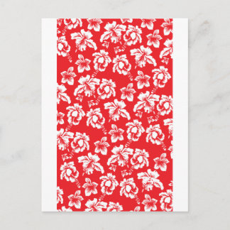 Hawaiianische Rote Blume Postkarte
