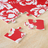 Hawaiianische Rote Blume Puzzle (Seite)