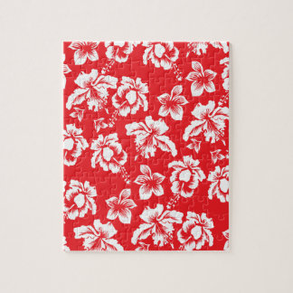 Hawaiianische Rote Blume Puzzle