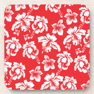 Hawaiianische Rote Blume Untersetzer