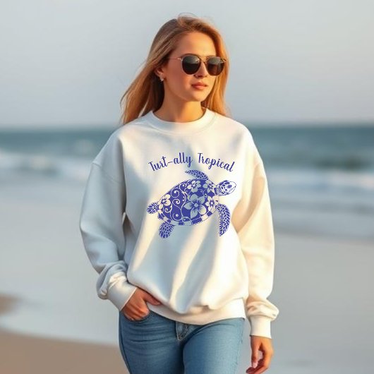 Hawaiianische Schildkröte - Fischler Core - Ozean  Sweatshirt